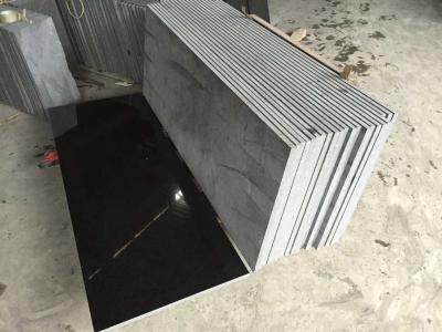 China G684 Fuding Black exterior interior black granite step / granite stone slabs for sale