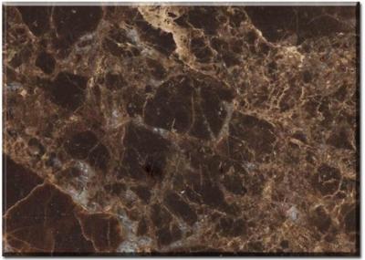 China Dark Emperador marble bathroom floor tile for high end hotel or villa projects for sale