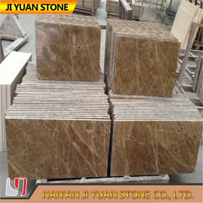 China Spain Marble Stone Slab Light Emperador Tiles For Flooring , Wall Panel for sale