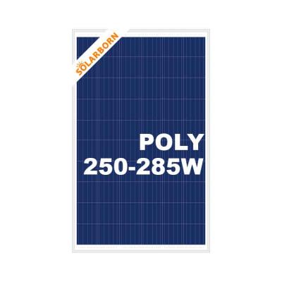 China High Quality Poly Solar Power System 250w-280w Large Panel Home Solar Panel Kit for sale