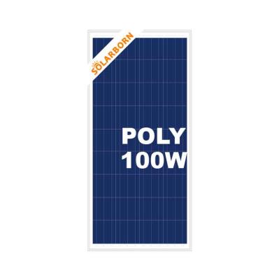 China 36 cell 100w mini solar panel solar power system Solarborn solares de paneles portable precio prices from china for sale