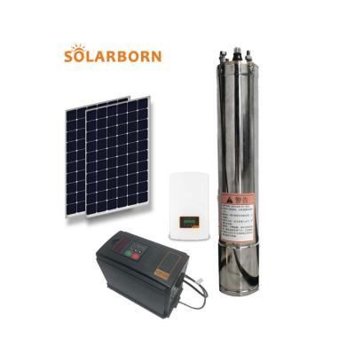 China Agriculture Solarborn Cheap Deep Good DC Solar Water Pump / Borehole Electric Gasoline Price Home For Agriculture for sale