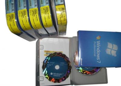 China Professional Install Windows 7 Softwares Pack Original Microsoft For 1PC +2 DVD +Key Code License for sale