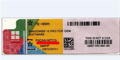 China Windows 10 Microsoft Windows Software Online Activation OEM Key Code for sale