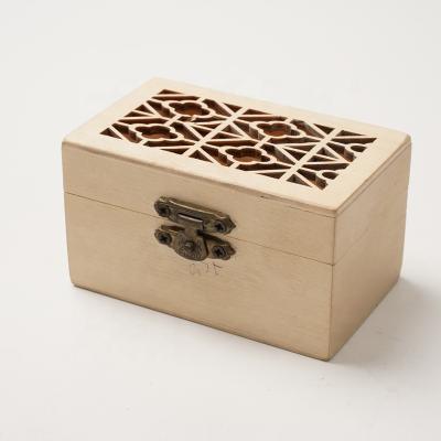 China China High Quality Wooden Crafts Children's Toys Hands Custom Cavity Gifts DIY Wooden Makeup Storage Box for sale