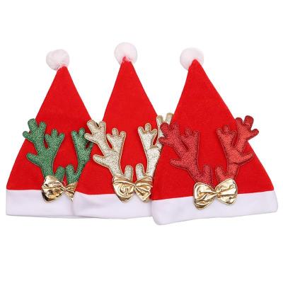 China Christmas Santa Hat Red Christmas Hat Christmas Festival Decoration Christmas Stocking Plush Christmas Party Custom Hat for sale