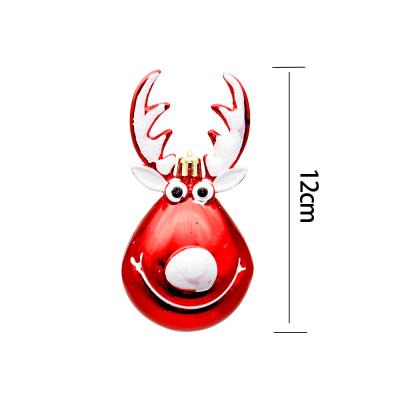 China Christmas Festival Decoration China Wholesale Party Decorations Elk Christmas Ball Red Plastic Set for sale