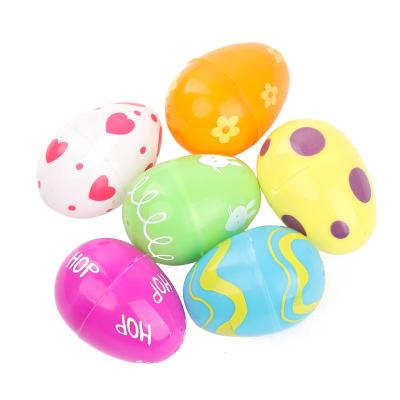 China Multifuction 6 Pcs Cavity Easter Egg Decoration Eco Friendly Plastic Outdoor Easter Eggs for sale