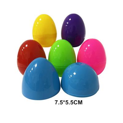 China Multifuction Easter Street Decor Cheap Plastic Eggs Bulk Kids Candy Eggshell for sale