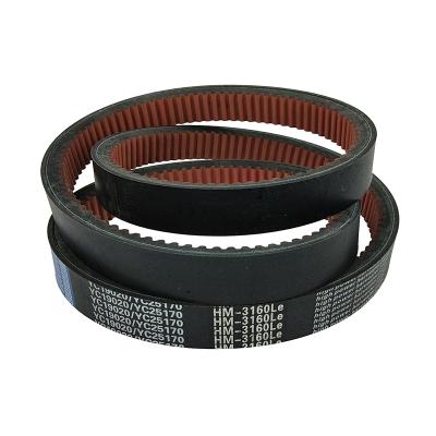 China Agricultural raw edge v belt supplier v tooth belt toothed tooth drives belts for agricultural machine for sale