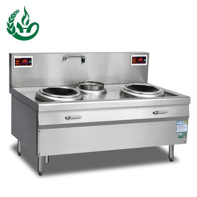 China Commercial Factory Restaurant Equipment Electric Double Concave Head Induction Cooker for sale