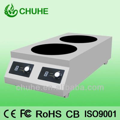 China Stainless Steel Electric Induction 2 Burner Desktop Hot Plate for sale