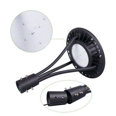 China Black Outdoor ROAD Dropshipping Garden Street Light Fixtures Led Pole Top Area Light for sale