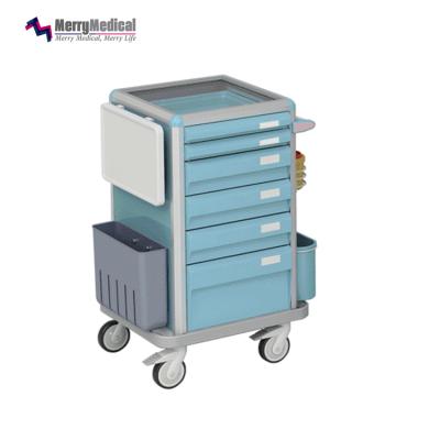 China Modern ABS medicine trolley with lucid top for sale