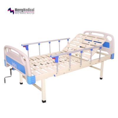 China Home Nursing Centers Aluminum Alloy Guardrail Semi Fowler Bed Hospital Patient for sale