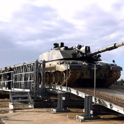 China Prefab Compact Steel Structure Bridge Military Bridge Bailey Structure / Lane Double Crossbeam Decoration Ideas for sale