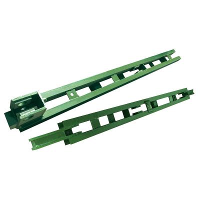 China Portable Bridge Components Steel Structure Bridge Steel Frame Female End Post For Famous Truss Bridges for sale