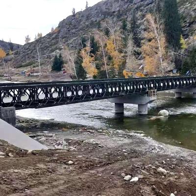 China Low carbon steel bailey bridge steel structure temporary bridge steel structure bridge/CB 100(321) for sale