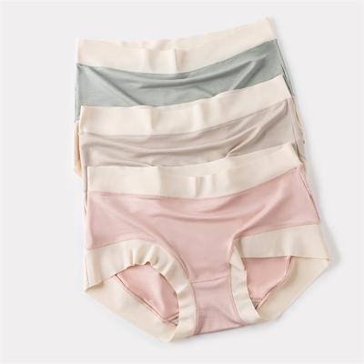 China Antibacterial Professional Supplier High Waist Solid Color Spandex Panties For Women for sale