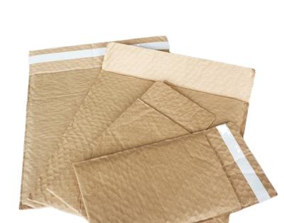 China Recycled Materials Brown Seal Envelope Bag With Glue Eco Friendly Mailing Good Quality Paper Available Price for sale