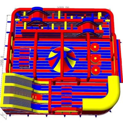 China Outdoor Entertainment factory price custom inflatacle obstacle course tunnel for sale