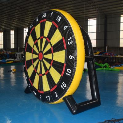 China Outdoor Entertainment interactive inflatable sport games inflatable target soccer game for sale