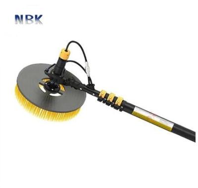 China Electric Rotating Photovoltaic Solar Panel /Window 3.5M 5.5M 7.5M Single Head Solar Panel Cleaning Brush Washing Cleaning Tool for sale