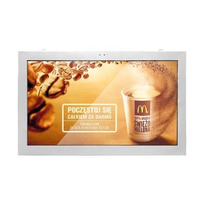 China Landscape 32inch Outdoor Wall Mounted LCD Screen Digital Signage Display For Advertising Sunlight Readable Display for sale