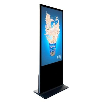 China Indoor Indoor 55inch Floor Standing LCD Advertising Display Advertising Signage Digital Touch Screen Available for sale