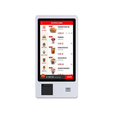 China 43 Inch Indoor Multifunctional Self Order Food Kiosk Self Ordering Kiosk In Restaurant for sale