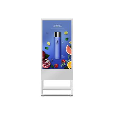 China Portable Supermarket Banner Advertising Board Stand Retail Kiosk Outdoor Advertising LCD Screen Display Player for sale