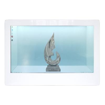 China Supermarket 32 ​​inch transparent lcd advertising display light box transparent lcd screen multimedia touch screen for sale