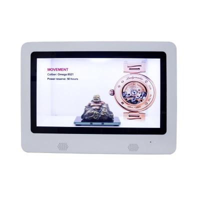 China Media player box touch screen lcd display indoor transparent advertising refrigerator for sale