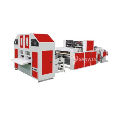 China Factory Full Automatic Polythene Disposable Garbage Bag Rolled Shopping Garbage Bag Making Machine On Roll for sale