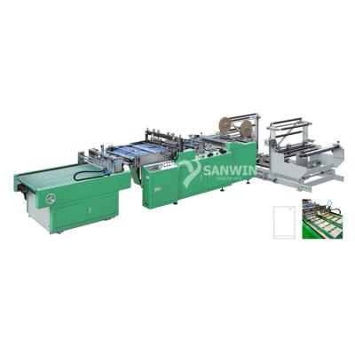 China High Speed ​​Two Line Computer Heat-Cutting Side Sealing Factory OPP BOPP Bag Making Machine for sale