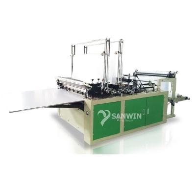 China Factory LDPE PE Plastic Film Tensionless Bottom Sealing Bag Making Machine for sale