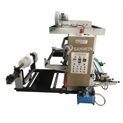 China Factory Web 4 Colors Stack High Speed ​​Wide Type Mini Non Woven Flexo Bag Letterpress Printing Press Machine For Jute Bags for sale