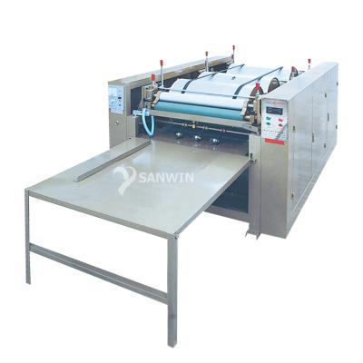 China factory manual multicolor non woven bag printing machine, pp woven bag printing machine, non woven fabric offset printing machine for sale