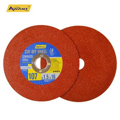 China One Mesh Cutting Wheel 107mm T41 One Mesh Disc Wheel Cutting Disc 4 Inch Cut Out Wheel For Stainless Steel Iron Metal Economic Awant Red for sale