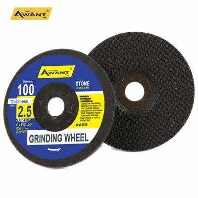 China Stone Deburring Grinding Wheel 100mm 4 Inch GC Grinding Wheel For Marble Glass One Mesh Black T27 Grit 46 220 Awant Good Quality for sale