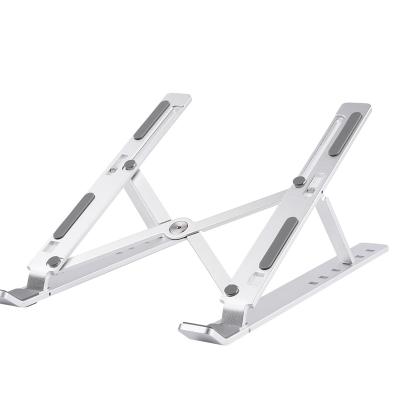 China Portalbe Trending Products 2021 New Arrivals Aluminum Laptop Stand Foldable Adjustable Portable Aluminum Laptop Stand for sale