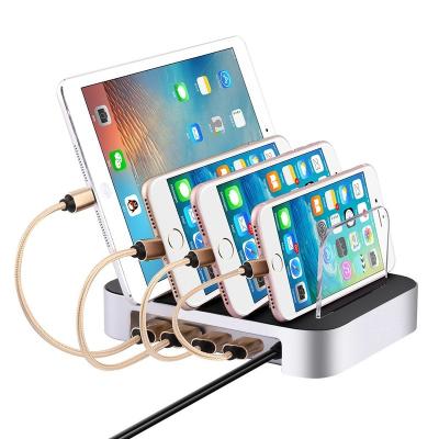 China cell phone & Tablet PC Power Hub 4 USB Multi-Charger Dock USB Charing Dock Rack for sale