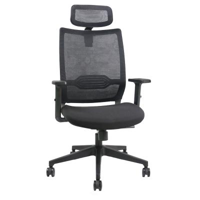 China Adjustable Modern Mesh Office Chair High Back (Height) Ergonomic Office Chair With Headrest for sale