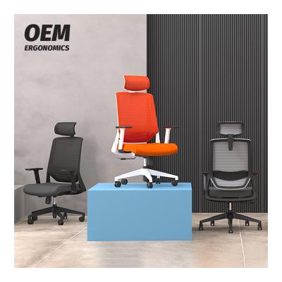 China (Height) Factory Supply Adjustable PC Manager Office Chairs ODM Office Rotating Executive Ergonomic Chair for sale