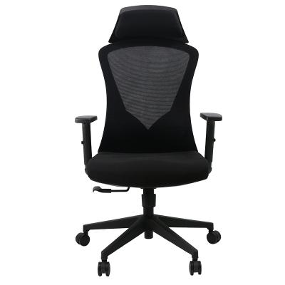 China Ergonomic Nylon Full Mesh Office Executive Chair High Quality Adjustable Computer Desk Headrest (Height) Adjustment for sale