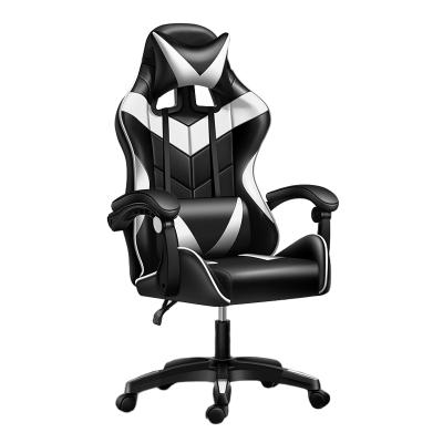 China Custom Logo Ergonomic High Back(Height)Adjustable Custom Logo Racing Style PU Computer Leather Gaming Chair for sale