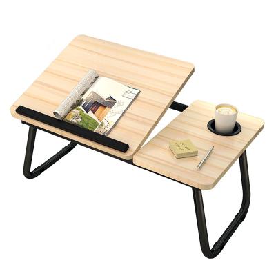 China Wholesale Foldable Modern Wooden Portable Laptop Table Computer Ergonomic Desk Ergonomic Desk for sale