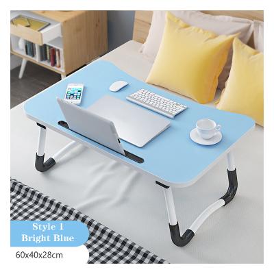 China New Design Foldable Laptop Table Study Computer Desk Folding Table Bed Laptop Desk Protable for sale