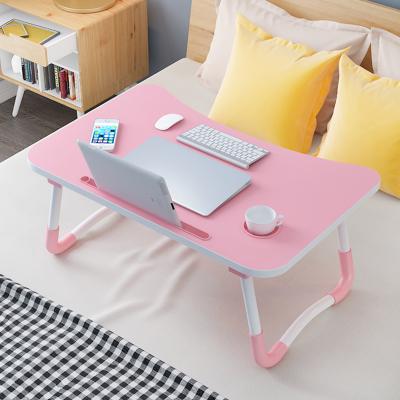 China Wholesale Foldable Wooden Folding Laptop Table Bed Desk Adjustable Laptop Sink Wooden Foldable Table for sale