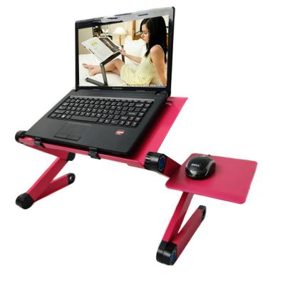 China Foldable Adjustable Portable Folding Laptop Table Desk Stand Mouse Tray Laptop Desk Table Kids Study for sale